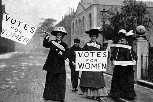 suffragettes elizabeth may writes